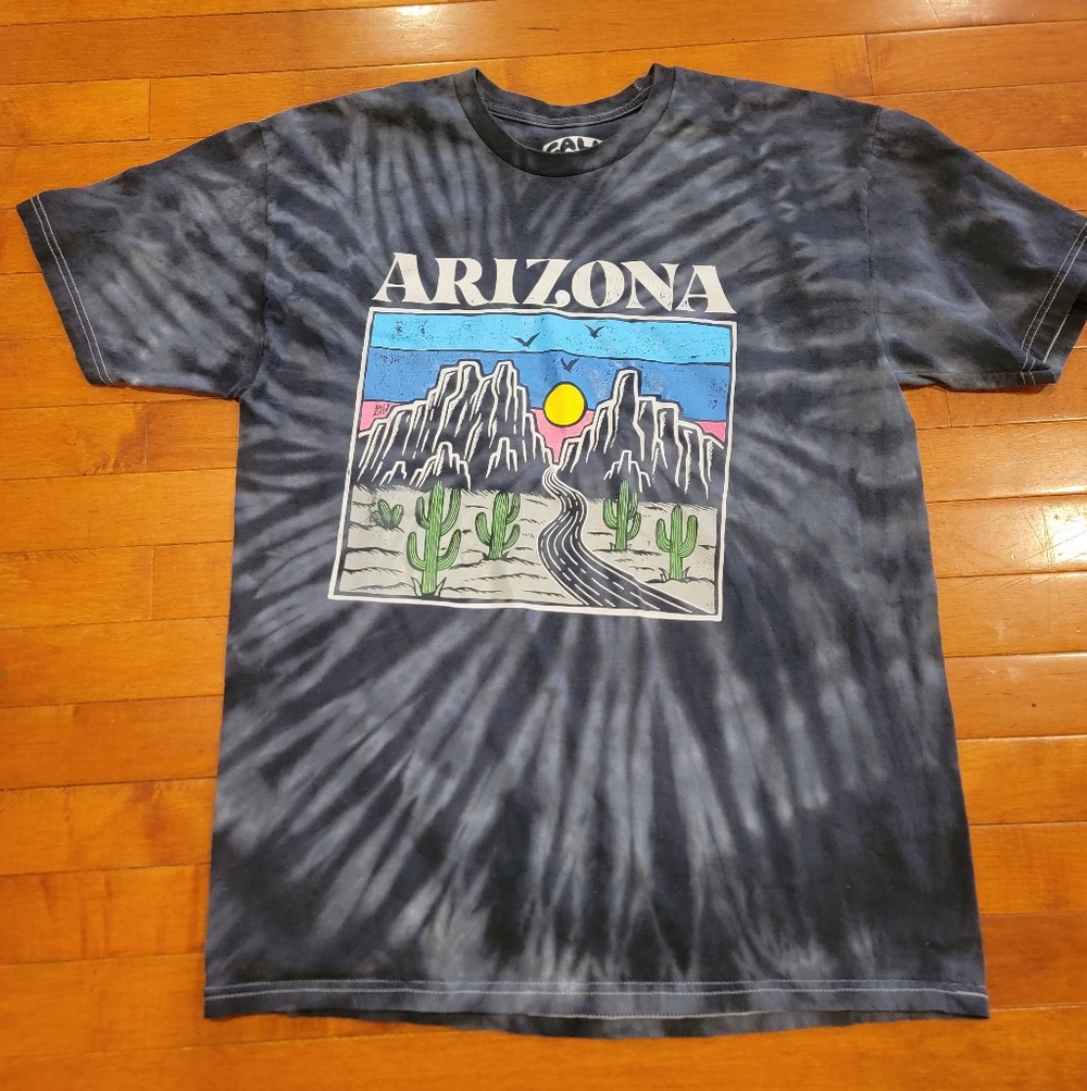 Call Your Mother Shirt Mens Large L Multicolor Tie Dye Arizona Outdoor Y2k